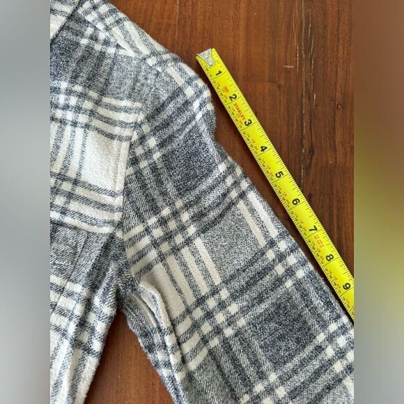 AMERICAN EAGLE 🦅 Grey/off white-flannel 100% cotton slim fit sz s - Picture 13 of 15